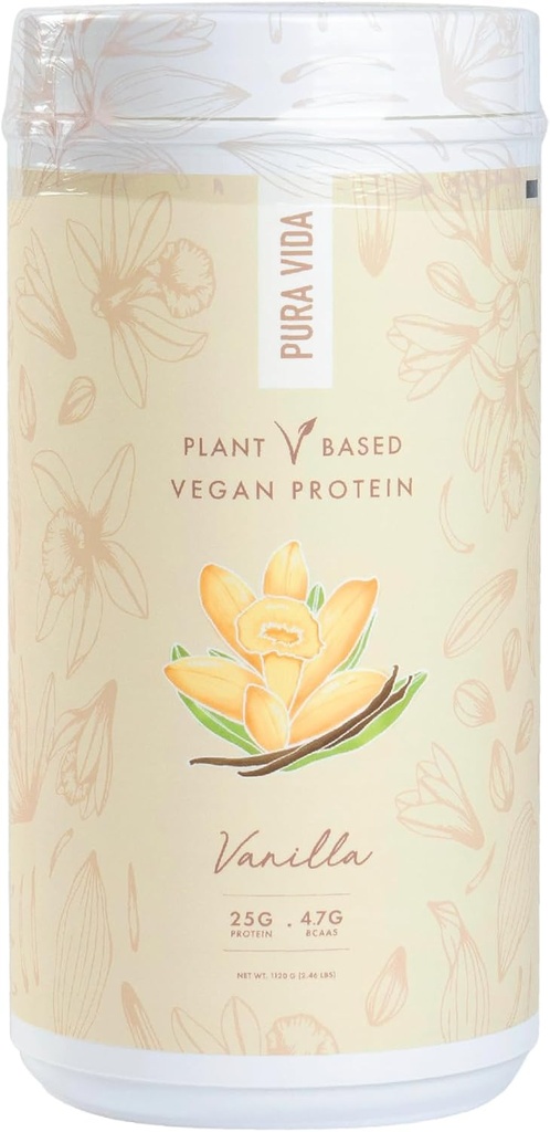 Pura Vida Miami Vanilla, Plant Based - Vegan Protein