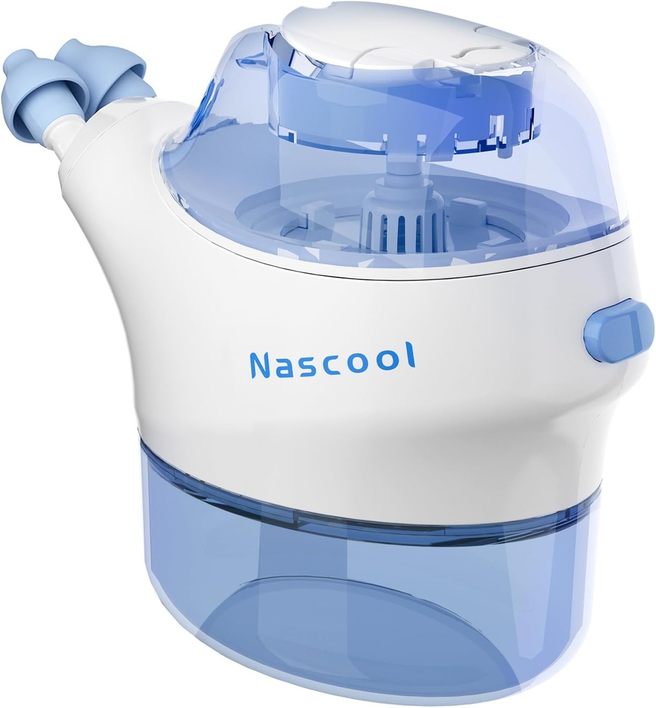 Nasal Irrigation System with 50 Salt Packets, Electric Neti Pot Nose Cleaner Sinus Rinse Machine for Sinus Relief Nasal Congestion Runny Nose
