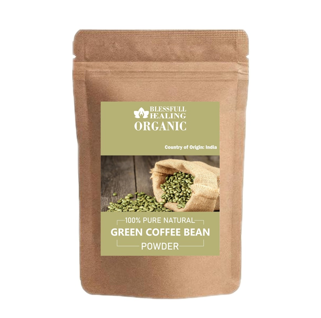 Βιολογικό Πράσινο Coffee Bean σκόνη 100% καθαρό φυσικό 100 γραμμάρια / 3,52 oz