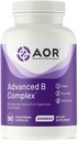 AOR, Advanced B Complex, Multivitamin Υποστήριξη για την ενέργεια, το άγχος και το μεταβολισμό, Συμπλήρωμα διατροφής, 90 κάψουλες (90 εξυπηρετούν)