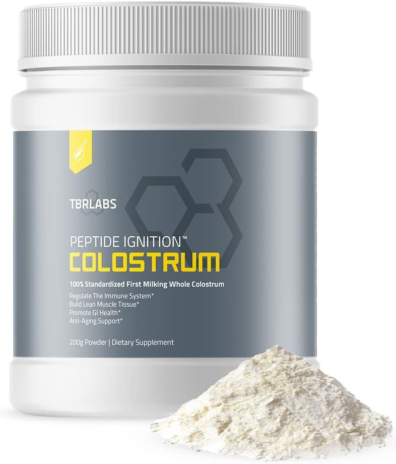 Colostrum Powder, Grass Fed, Gut Health, Bloating, Ανοσία, Δέρμα & Μαλλιά, Περιέχει 400+ Βιοενεργά θρεπτικά συστατικά, ισχυρό βιοδιαθέσιμο, Κέτο, 100% Πρώτο Άρμεγμα – 200g (132 Services)