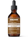 Ultra6 Nutrition Ashwagandha Liquid Drops - Organic Ashwagandha Supplements with Rhodiola Rosea Tincture - Root Extract for Mood and Energy - Supplement for Men & Women