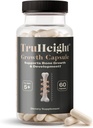 TruHeight Growth Capsules - Natural Growth & Development Supplement for Kids & Teens - Endorsed by Pediatricians - Vitamin D, K, Calcium & Ashwagandha - Bone Strength - Kids Vitamins D3 K2, Ages 5+
