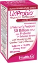 HealthAid UriProbio – 50 Billion CFU Γυναικείο προβιοτικό με προβιοτικό, βατόμουρο, D-μαννόζη, βιταμίνη D3 & B6 