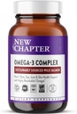 New Chapter Omega-3 Complex, 1000mg Softgels, Fish Oil Supplement Wild Alaskan Salmon for Heart, Brain, Eye, Joint & Skin Health Support - 30 Count