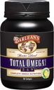 Barlean's Total Omega 3 6 9 Softgels, συμπλήρωμα συμπυκνωμένου ιχθυελαίου με Borage και flaxseed Oil, 1.000 mg Omegas ALA, EPA, DHA και GLA για τα συμπληρώματα κοινής υποστήριξης και την υγεία της καρδιάς, 90 Count