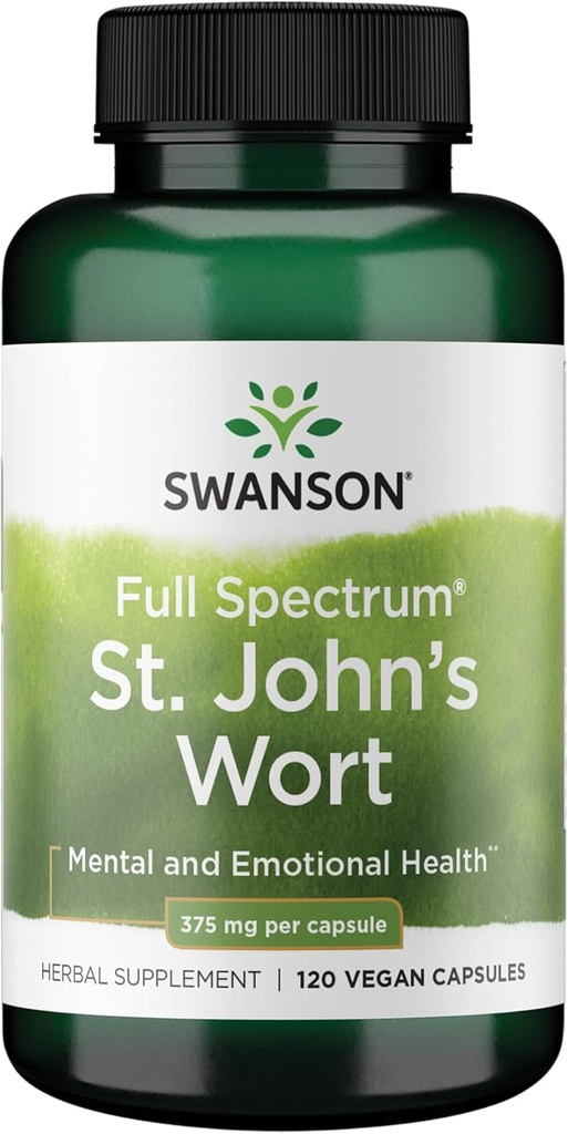 Swanson St. John's Wort - συμπλήρωμα βοτάνων - (375 mg 120 κάψουλες)