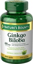 Bounty Ginkgo Biloba της φύσης, υποστηρίζει υγιή λειτουργία του εγκεφάλου, συμπλήρωμα βοτάνων, 60 Mg, 200 κάψουλες