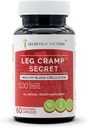 Leg Cramp Secret 60 Κάψουλες, 500 mg, Original Quinine Formula, Cinchona Bark. Υγιής κυκλοφορία του αίματος (60 κάψουλες)