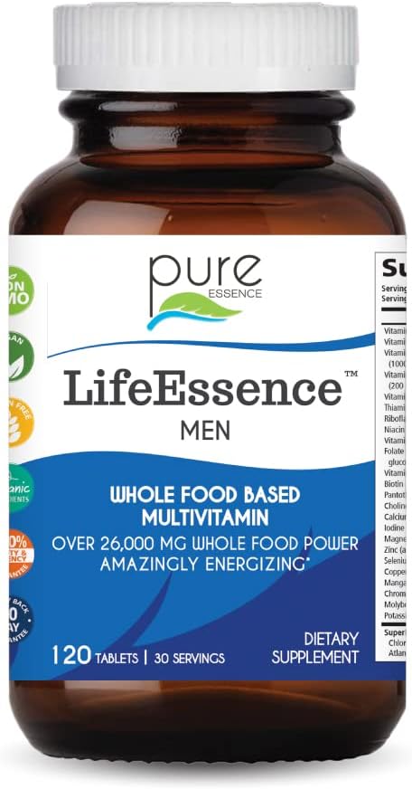 Pure Essence Labs LifeEssence Mens Formula - Η πιο Ενεργητική Πολλαπλή στον Κόσμο - The Master Multiple - 120 Tablets