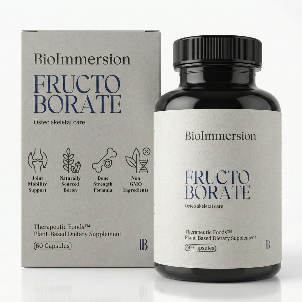 Fructo Borate Complex – Υποστηρίζει την κοινή κινητικότητα & δύναμη των οστών, συμπλήρωμα βότανο για ανακούφιση φλεγμονής, 60 κάψουλες, μη ΓΤΟ
