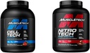 MuscleTech Creatine Monohydrate Powder Cell-Tech Creatine Powder & n Powder Nitro-Tech Whey Protein Isolate & Peptides 