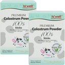 (Συσκευασία των 2) Hi Well Premium Grass-Fed Colostrum Powder 100% 2g 30Sticks
