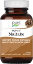 PURE ESSENCE LABS MyPure Μαϊτάκε Μανιτάρια - Συμπυκνωμένο Maketake Mushroom συμπλήρωμα σκόνης για την υποστήριξη ανοσοποιητικού συστήματος, Stress Relief, Build Energy, Strength Booster για άνδρες και γυναίκες - 2 Μήνες προσφοράς