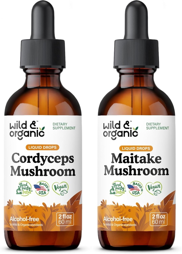 Άγρια & οργανικά κορδύτσες Mushroom Βάμμα 2 fl oz & Makeake Mushroom Βάμμα 2 fl oz