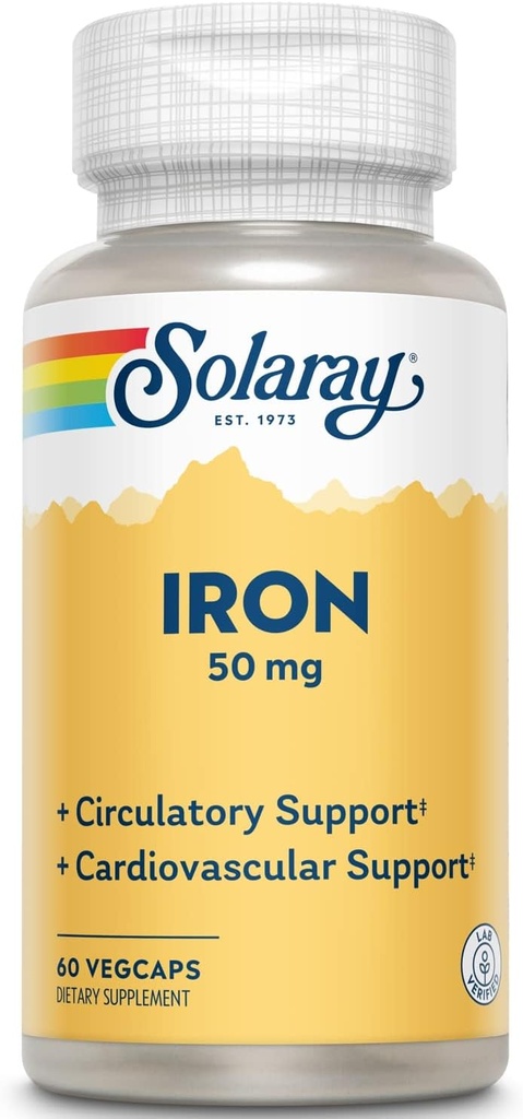 Solaray Iron 50mg 