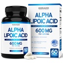 Alpha Lipoic Acid 600mg per Serving 60 Κάψουλες - Ισχυρό Αντιοξειδωτικό για τη Νευροπάθεια και την Καρδιαγγειακή Υγεία (Συμπλήρωμα ALA) - Δοκιμασμένο τρίτο μέρος, Μη ΓΤΟ, Χωρίς Γλουτένη, Vegan & USA Made