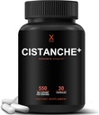 Humanx Cistanche+ 550MG (Cistanche Tubulosa Extract Powder for Men) USA Made - Easy to Swallow Caps - Ισχυρό συμπλήρωμα για την υποστήριξη της αθλητικής απόδοσης, δύναμη, και ζωτικότητα