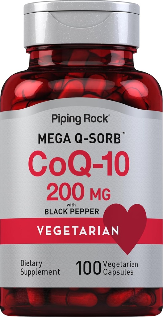 Piping Rock CoQ10 200mg κάψουλες 
