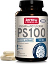 Jarrow Formulas® PS100 Phosphatidylserine, 100 mg, Συμπλήρωμα Διατροφής για την υποστήριξη της Εγκεφαλικής Υγείας και Γνωστικότητας, 120 κάψουλες, Μέχρι 120 ημέρες προσφοράς