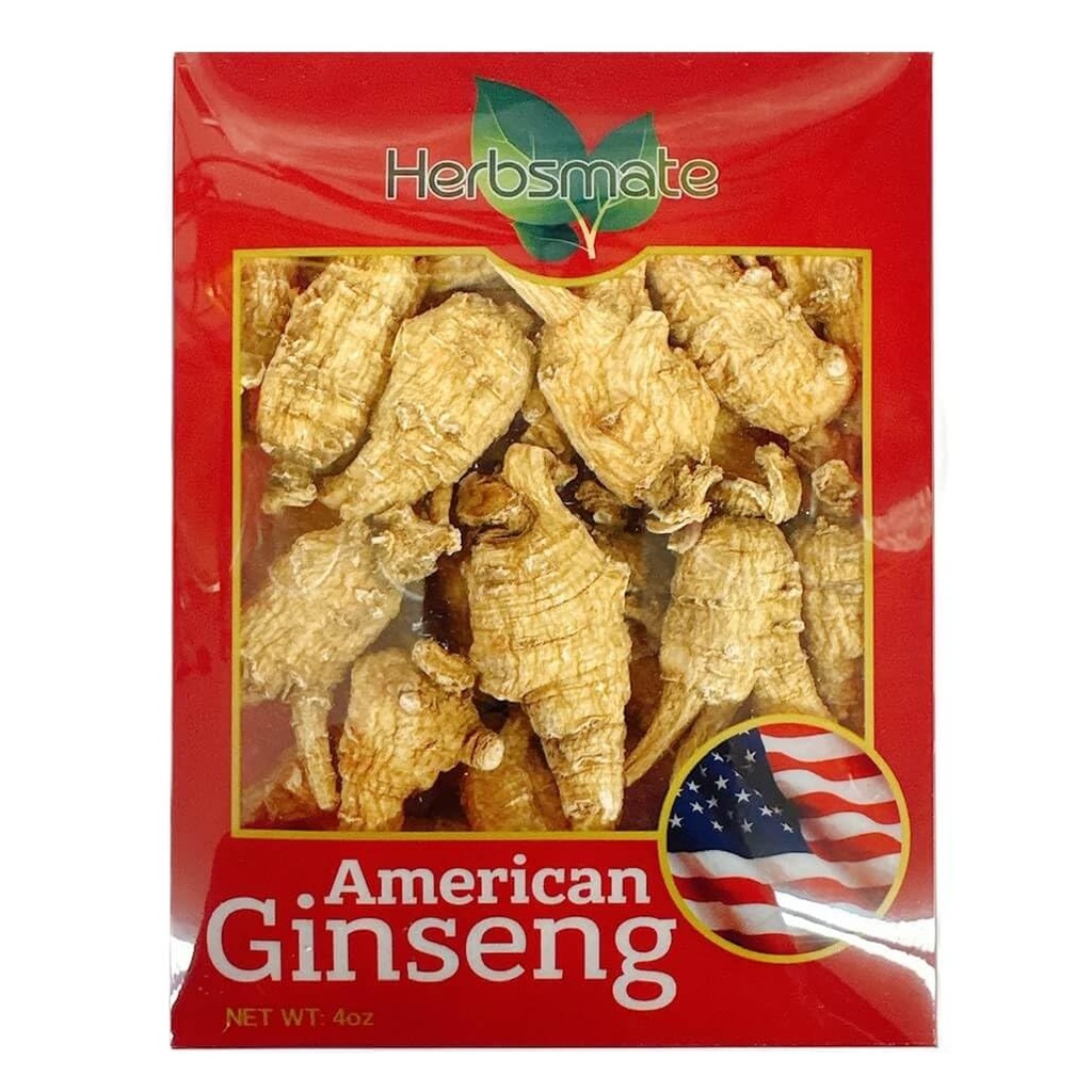 Επιλέχθηκε χέρι ένα βαθμό αμερικανική Ginseng μέσο στρογγυλό μέγεθος (4 Oz. Κουτί)