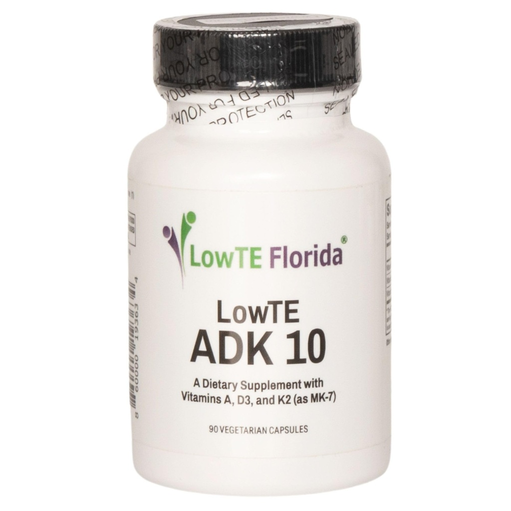 ADK 10-90 Capsules I Vitamin D3 K2 & A, Multivitamin Supplement for Stronger Bones, Teeth & Heart* and Normal Blood Pressure*, High Potency Vitamin ADK with Vitamin D3 10,000 iu