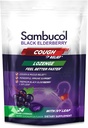 Sambucol Black Elderberry Relief Lozenges - Βήχας σταγόνες για ενήλικες, Sambucus Elderberry Lozenges, με Ivy Leaf, Βήχας & Mucus Relief, Ανοσοποιητική Υποστήριξη, Berry Eucalyptus - 24 Count, 1 Pack