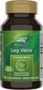 Nature's Way Leg Veins, Supports Healthy Leg Vein Strength*, 6-Herb Blend, Horse Chestnut Extract and Dandelion Supplement, Gluten Free, 60 Vegan Capsules (Packaging May Vary)