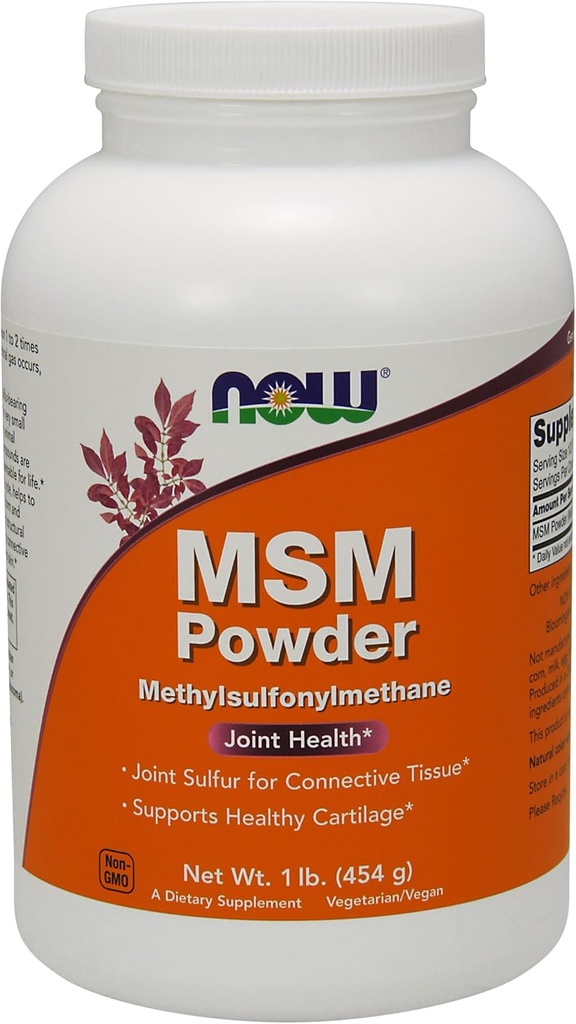Τώρα τρόφιμα: M.S.M Joint Sulfur Powder, 1 lb