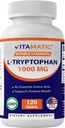 Vitamatic L- Tryptophan 1000mg 120 δισκία (120 δισκία (συσκευασία του 1)) (1 φιάλη)