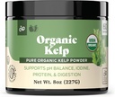 Organic Kelp Powder Supplement - Bulk Raw, Dry, Pure Sea Kelp Seaweed Powder 8oz 75 Serving Thyroid, Iodine, & Digestion