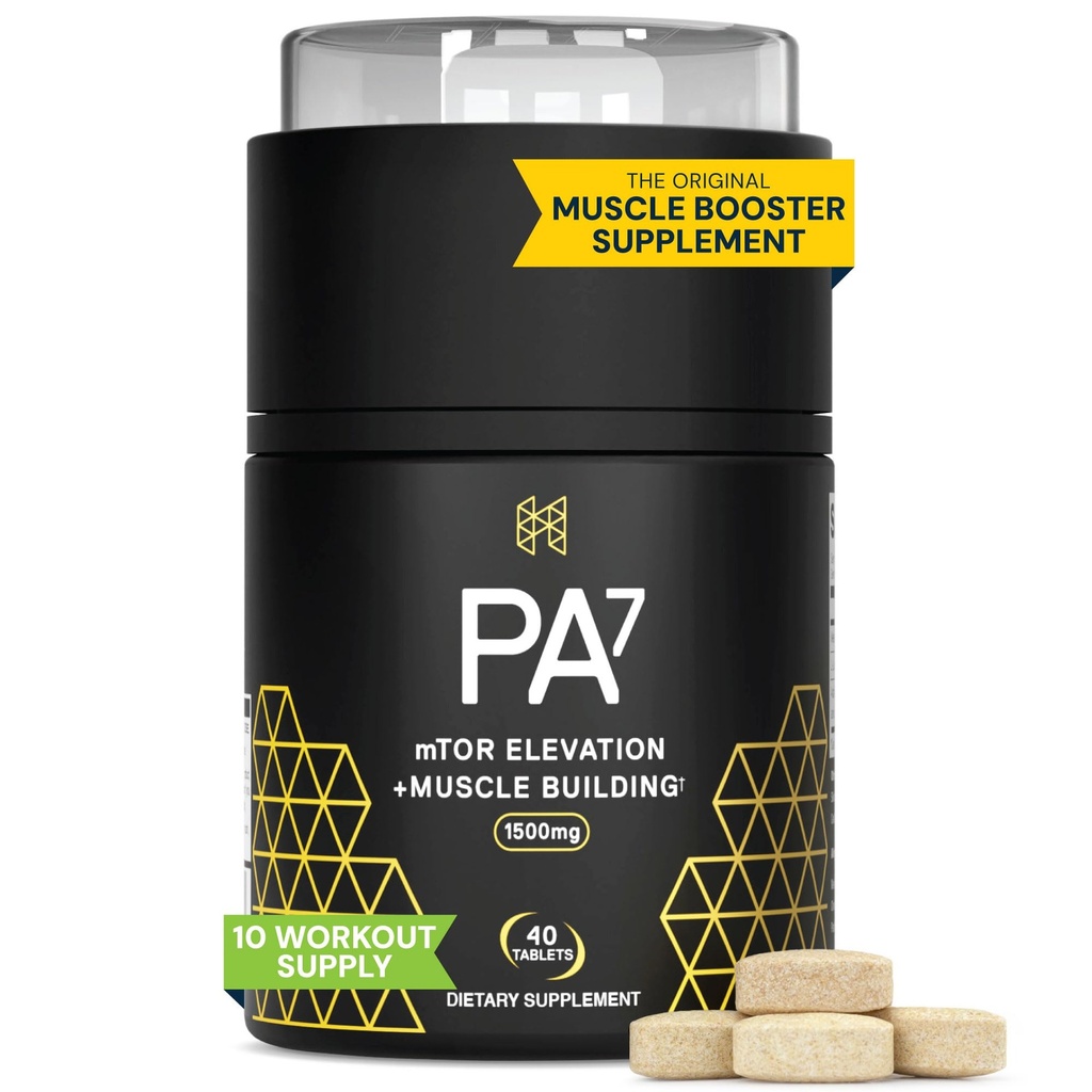 HPN PA(7) Phosphatidic Acid Muscle Builder Top Natural Muscle Builder - Boost mTOR | Build Mass and Strength from Your Workout | 10 Day Supply