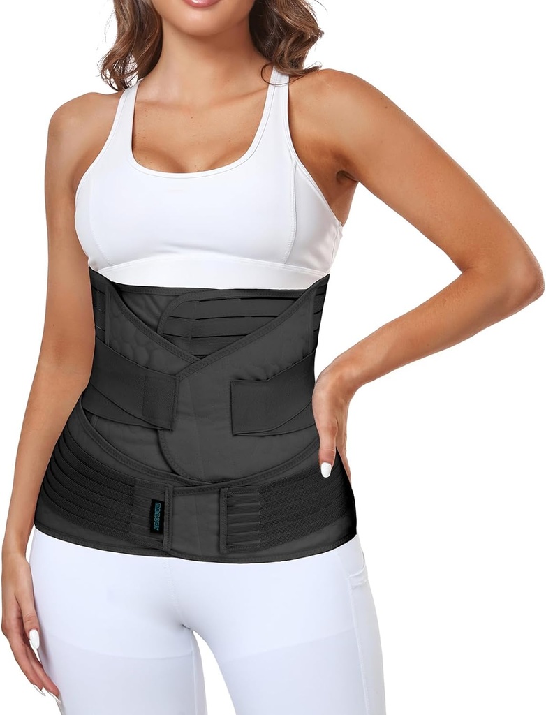3 σε 1 Postpartum Belly Support Recovery Wrap – Postpartum Belly Band - Κοιλιακό Binder - Post Partum Waist Binder