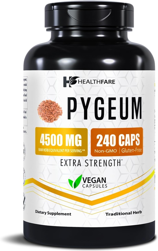 Healthfare Pygeum Supplement, 4500mg 