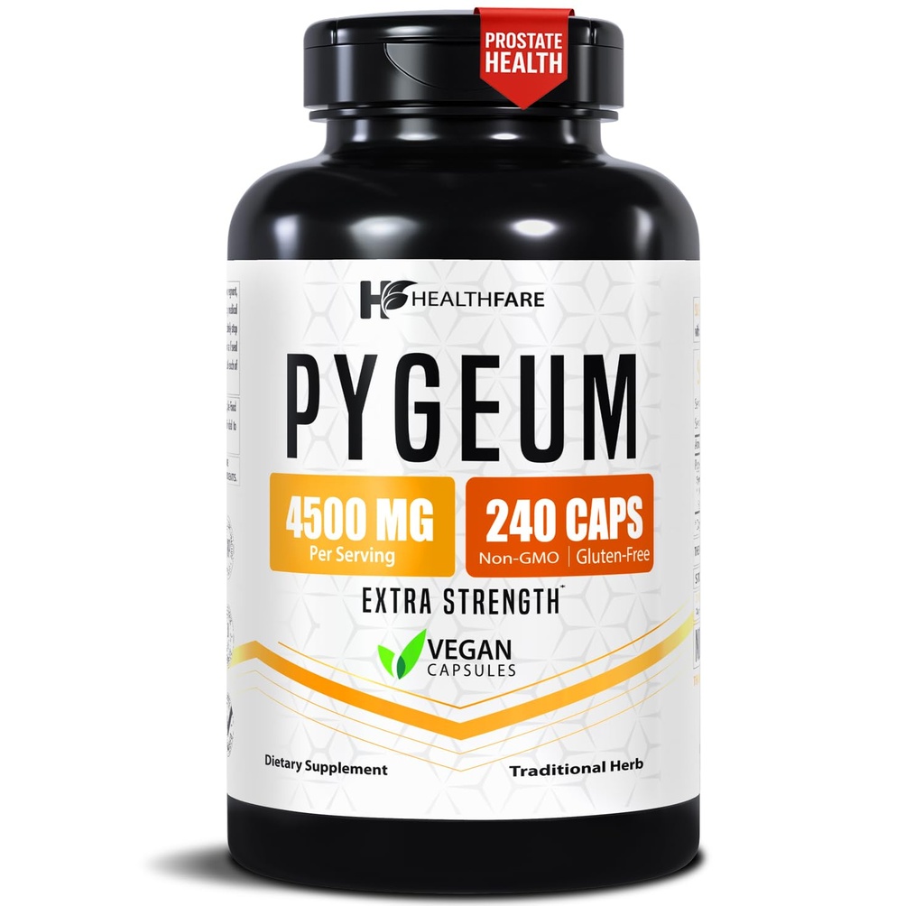 Healthfare Pygeum Supplement, 4500mg 