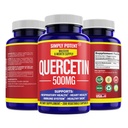 Simply Potent Quercetin Supplements, Quercetin 500mg 200 Capsules, 2 X Quercetin 250mg Phytosome Bioflavonoid Antioxidant Vegan Gluten Free Pills to Support Healthy Cellular Heart & Immune Functions