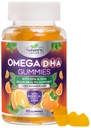 Ωμέγα 3 Gummies ιχθυέλαιο - τριπλή δύναμη Omega3 Gummy - DHA & EPA λιπαρά οξέα για την υγεία της καρδιάς, κοινή & εγκεφαλική υποστήριξη, υψηλή απορρόφηση Omega Fish Oil συμπλήρωμα, πορτοκαλί γεύση 60 Gummies