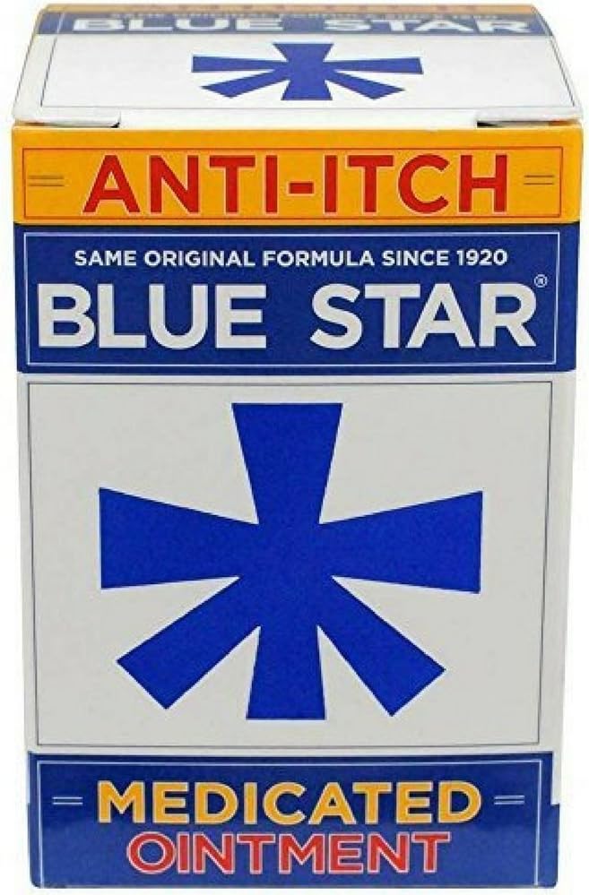 Blue Star Anti-Itch Medicated Ointment 2 oz ( Pack of 10)