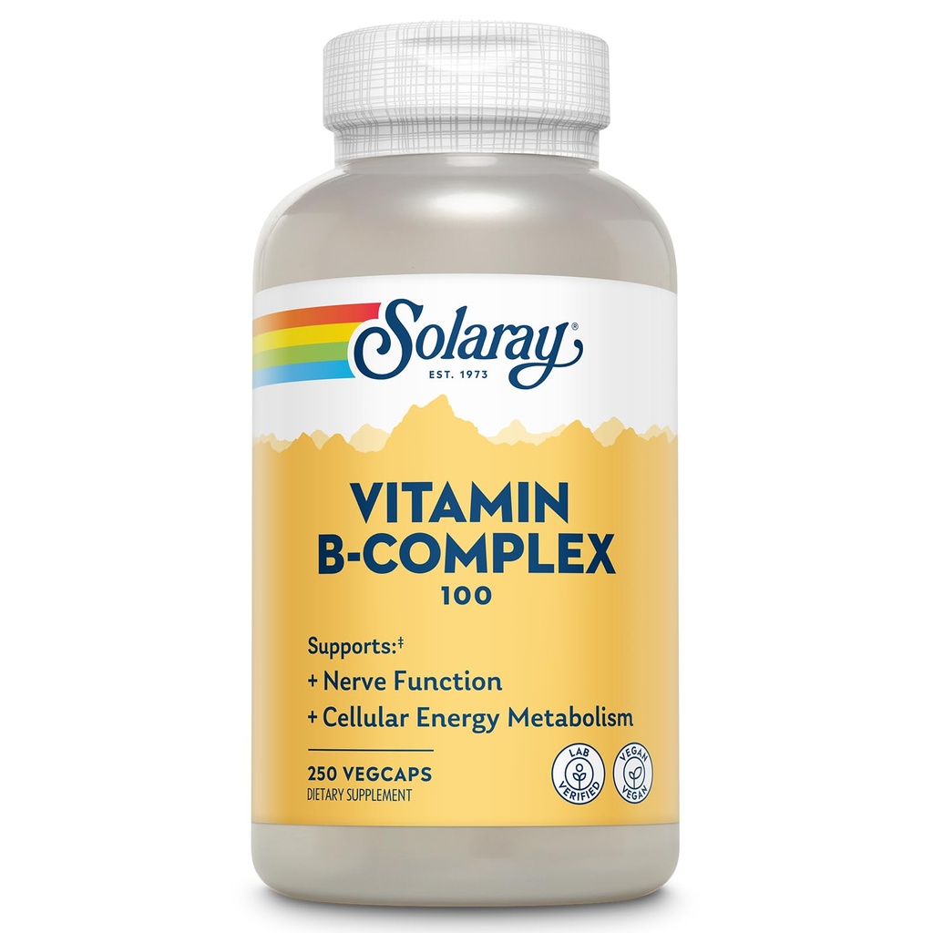 Solaray B-Complex 100 - 250 - Capsule [Health and Beauty]