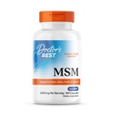 Doctor's BEST MSM, υποστηρίζει μαλλιά, δέρμα, νύχια, & αρθρώσεις, μη ΓΤΟ, γλουτένη χωρίς, 3000 mg ανά υπηρεσία, 360 κάψουλες