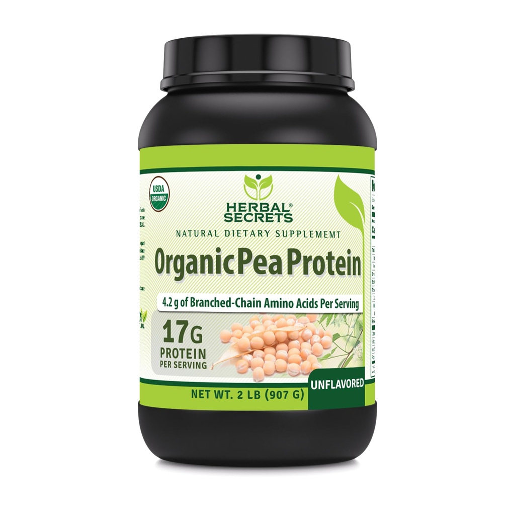Herbal Secrets Organic Pea Protein Powder 