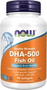 Τώρα τρόφιμα DHA- 500 mg Υποστηρίζει Γνωστική λειτουργία, 90 sgels