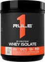 Κανόνας 1 R1 Πρωτεΐνες Whey Isolate - με 25g Πρωτεΐνη & 6g BCAA Αποκλειστικά από Απομονωμένες & Υδρολυμένες Πηγές για την αποκατάσταση προπόνησης (1 λίρα *, Vanilla Creme)