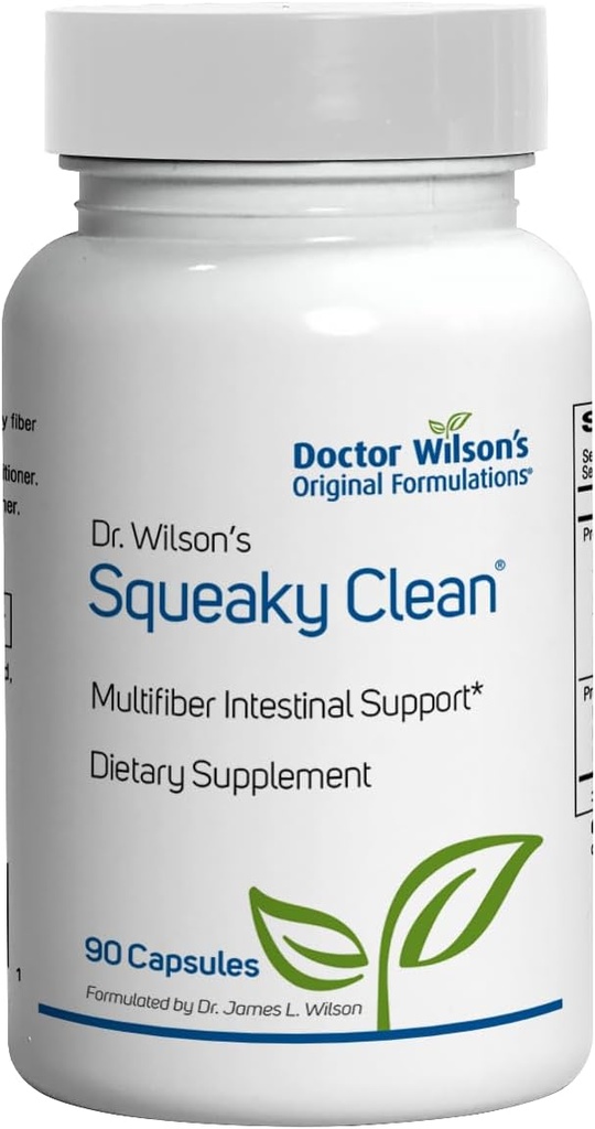 Dr. Wilson's Squeaky Clean Gut and Digestive Health with Fiber, προβιοτικά, ένζυμα και περισσότερα 90 κάψουλες