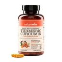 NatureWise Κουρκουμίνη Turmeric 2250mg - 95% Κουρκουμινοειδή & BioPerine Black Pepper Extract για Σύνθετη Απορρόφηση - Καθημερινή Κοινή και Ανοσολογική Υποστήριξη Υγείας - Vegan, Μη ΓΤΟ, 90 Count[30-Day Supply]