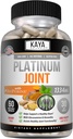 Kaya Naturals Platinum - Nature Made Bioperine, Glucosamine, Turmeric with Boswellia, Healthy Antioxidant Properties, Turmeric Curcumin 1334mg - 60 Κάψουλες