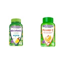 Vitafusion Μελατονίνη 140ct Δύναμη C Βιταμίνη C Gummies 150ct Ανοσοποιητική υποστήριξη Πορτοκαλί Γεύση
