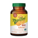 MegaFood Ultra C 400 mg - Vegan συμπλήρωμα υποστήριξης ανοσοποιητικού με βιταμίνη C, Φτιαγμένο με πραγματική τροφή Συμπεριλαμβάνονται μπρόκολο, καρότο, βατόμουρο & καφέ ρύζι, χωρίς γλουτένη, Kosher - 90 δισκία, 90 σερβιέτες