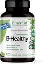 EMERALD LABS B-Healthy - Vegan Vitamin B Complex - Περιλαμβάνει μεθυλιωμένο Φολικό Οξύ & Full Spectrum B Βιταμίνες - Υποστηρίζει ανοσοποιητικό, εγκέφαλο & καρδιά Υγεία * - 120 κάψουλες λαχανικών