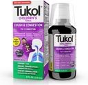 TUKOL Children's Cough Medicine - Βήχας & Συμφόρηση Ανακούφιση, Θηλαστικό για Παιδιά, Παιδικό Ψυχρό και Βήχα Ιατρική, Παιδικό Σιρόπι για Ηλικίες 4+ Γεύσεις Σταφυλιού 4 FL OZ